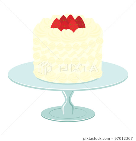 strawberry decoration cake illustration strawberry decoration cake illustration 97012367