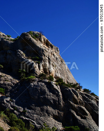 Mountains and rocks on the Black Sea coast, Novy Svet Mountains and rocks on the Black Sea coast, Novy Svet 97013045