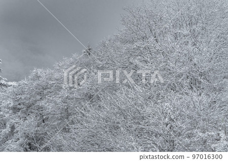 山形雪山風景 山形縣山形市 97016300