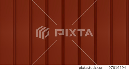 Seamless dark brown vertical wall wainscot pattern 97016394