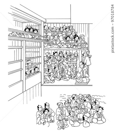 歌舞伎、洛神颱來賓畫線 歌舞伎、洛神颱來賓畫線 97018784