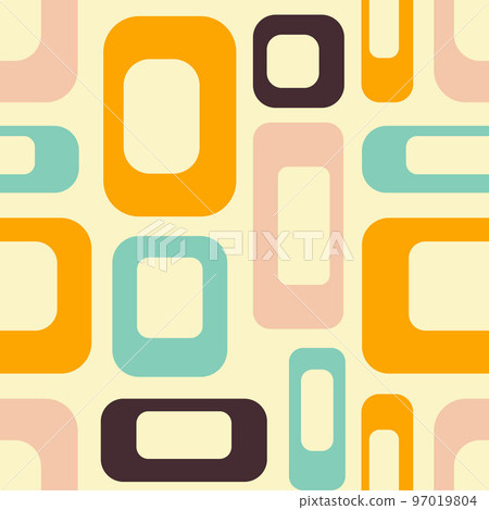 Mid Century retro vintage Pattern 70s 97019804