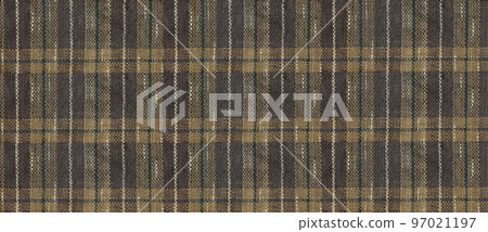Brown-dyed cotton stripes from the early Meiji period, ancient Tango cloth 97021197
