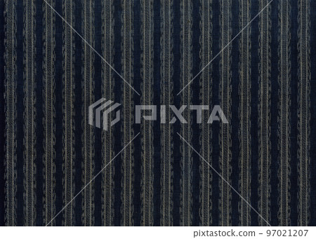 條紋靛藍染色卡蘇里，老式複古紡織品 97021207