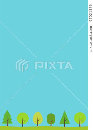 Background illustration _ tree-lined road 97021586