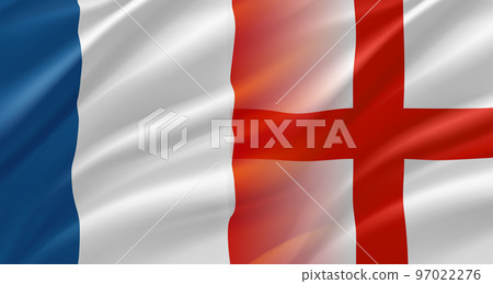 France versus England game score table template. 3d vector illustration France versus England game score table template. 3d vector illustration 97022276