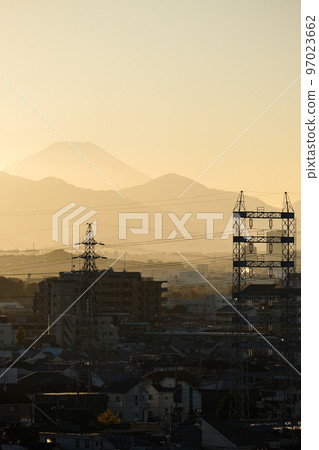 Tokyo, a city with a view of Mt. Fuji in the distance Tokyo, a city with a view of Mt. Fuji in the distance 97023662