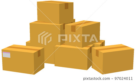 pile of cardboard boxes 97024011