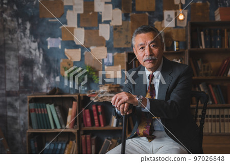 高級男性肖像 97026848