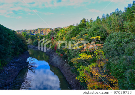深秋的千葉縣三島湖 97029733