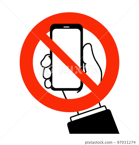 智能手機使用禁止標誌 97031274