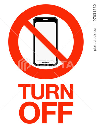 Smartphone use prohibited sign - Stock Illustration [97031280] - PIXTA