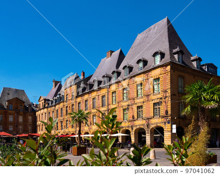 Place Ducale, historical square in center of French city of Charleville-Mezieres Place Ducale, historical square in center of French city of Charleville-Mezieres 97041062
