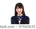 Illustration from a photo of a high school girl 97042635