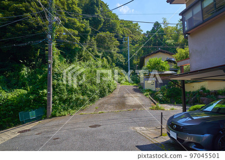 神奈川縣鎌倉市天年徒步路線明月院入口 97045501