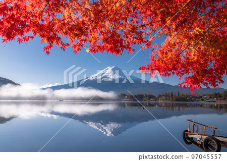 [Yamanashi Prefecture] Autumn Mt. Fuji/Autumn foliage arch 97045557