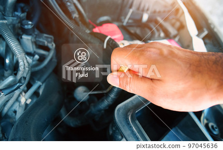 Check the transmission fluid level and gear oil deterioration by a mechanic 97045636