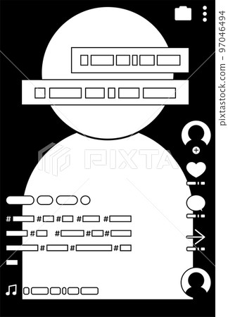 SNS畫面消息聊天 97046494