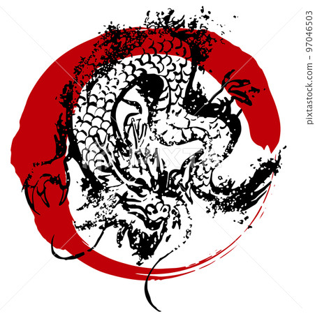 Illustration material: year of the dragon, dragon, watercolor dragon illustration Illustration material: year of the dragon, dragon, watercolor dragon illustration 97046503