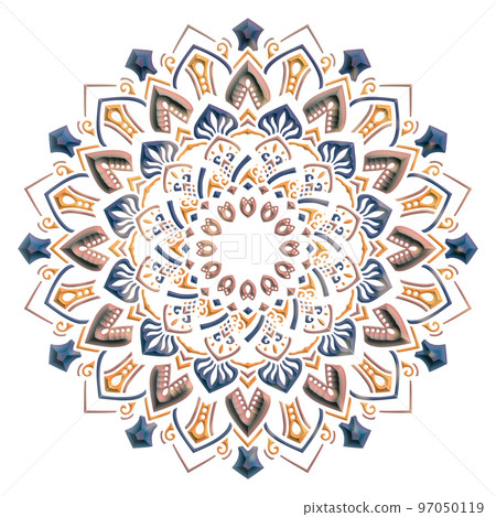 曼陀羅藝術(花式、三維、幾何圖案) 曼陀羅藝術(花式、三維、幾何圖案) 97050119