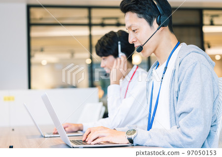 Call center operator Photography cooperation: WEEK Shiba Daimon (Sun Frontier Real Estate) Call center operator Photography cooperation: WEEK Shiba Daimon (Sun Frontier Real Estate) 97050153