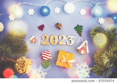 New Year's Eve 2023 Celebration Background. Happy New Year 2023. New Year's Eve 2023 Celebration Background. Happy New Year 2023. 97050974