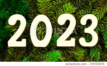 New Year's Eve 2023 Celebration Background. Happy New Year 2023. 97050978