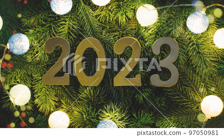 New Year's Eve 2023 Celebration Background. Happy New Year 2023. New Year's Eve 2023 Celebration Background. Happy New Year 2023. 97050981