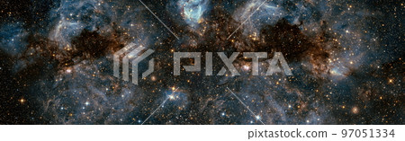 Galaxy stars planets star clusters, colored gas clouds in abstract space. Outer space nebula. Galaxy Space background,Elements of this image furnished by NASA. 97051334