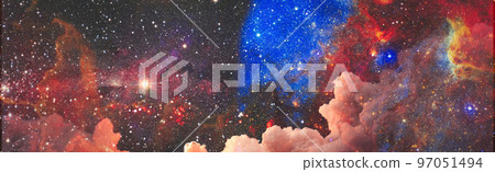 Colorful space background with stars . Galaxy with star and space dust in the universe and deep planet night sky background, with copy space.Elements of this image furnished by NASA. Colorful space background with stars . Galaxy with star and space dust in the universe and deep planet night sky background, with copy space.Elements of this image furnished by NASA. 97051494