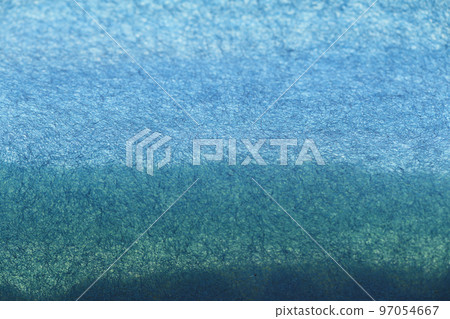 Background material of sea layer image by Japanese paper Background material of sea layer image by Japanese paper 97054667