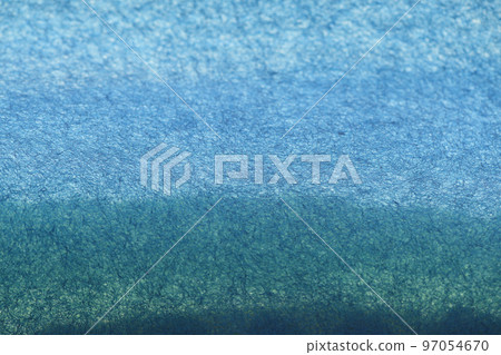 Background material of sea layer image by Japanese paper 97054670