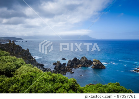 Ortigueira cliffs and atlantic ocean, Galicia, Spain 97057761