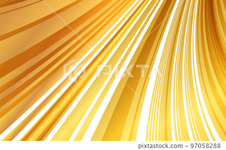 Background combining gold curves on a white background 97058288
