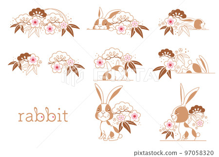 2023 Zodiac Rabbit Design 20D 2023 Zodiac Rabbit Design 20D 97058320