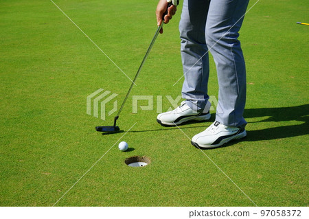 Golf play Golfer Short distance OK putter game! 2 97058372