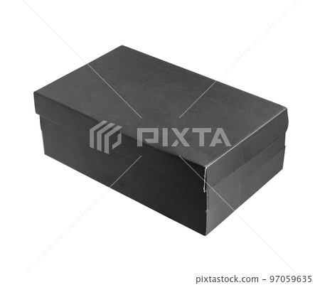 Mockup black box isolated on white background Mockup black box isolated on white background 97059635