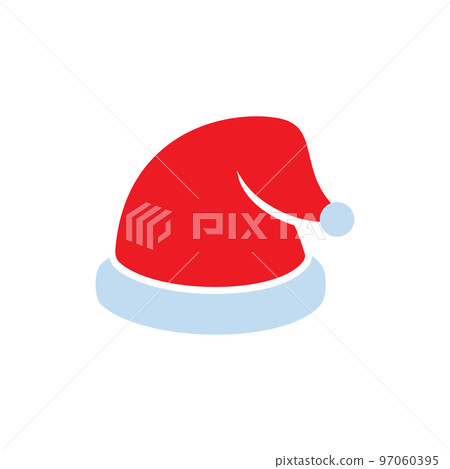 Santa cap icon vector Santa cap icon vector 97060395