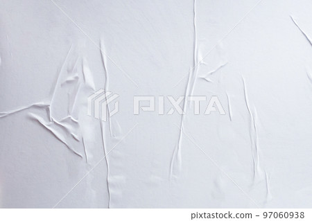Blank white crumpled and creased paper poster texture background Blank white crumpled and creased paper poster texture background 97060938