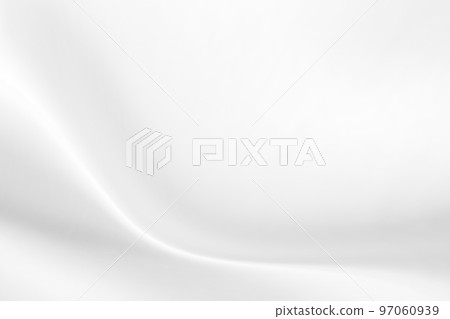Abstract white fabric with soft wave texture background Abstract white fabric with soft wave texture background 97060939