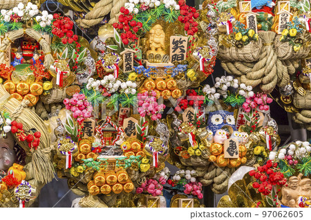 Tori no Ichi, Kumade, thriving business, vivid colors, family safety, shrine, year-end, New Year's Tori no Ichi, Kumade, thriving business, vivid colors, family safety, shrine, year-end, New Year's 97062605