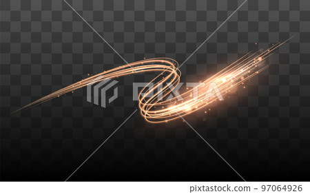 Shining lines. Vector Light Effect - Stock Illustration [97064926] - PIXTA