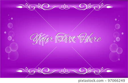 Purple horizontal gradient vintage card template 97066249