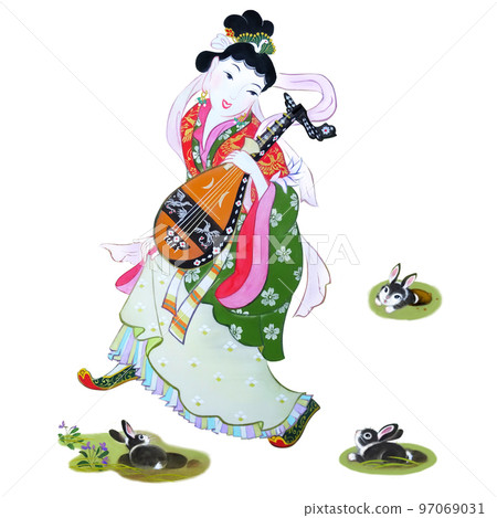 2023 Zodiac Rabbit and Seven Lucky Gods Benten 2023 Zodiac Rabbit and Seven Lucky Gods Benten 97069031