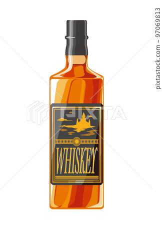 Whiskey illustration 97069813