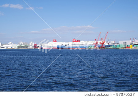 大阪南港渡輪碼頭的景色 97070527