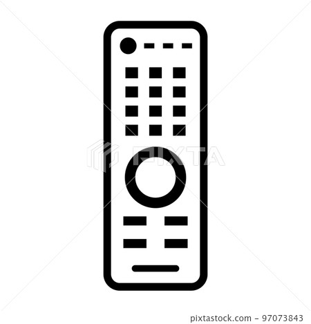 TV remote control icon. vector. 97073843