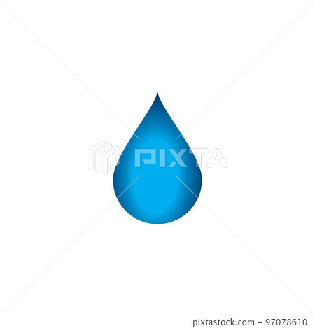 Water drop logo 97078610