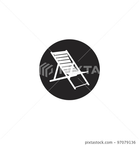 beach chair icon 97079136