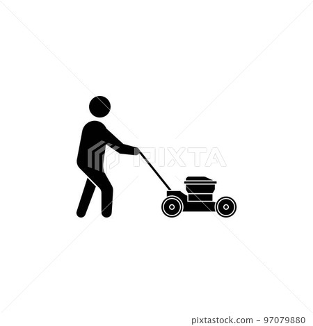 lawn mower icon lawn mower icon 97079880